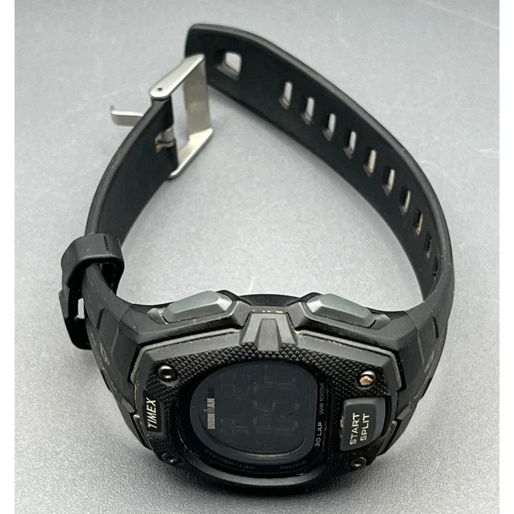 Timex Ironman TW5M48600 Men's 30‑Lap Digital Sport Watch – Rugged & Timeless